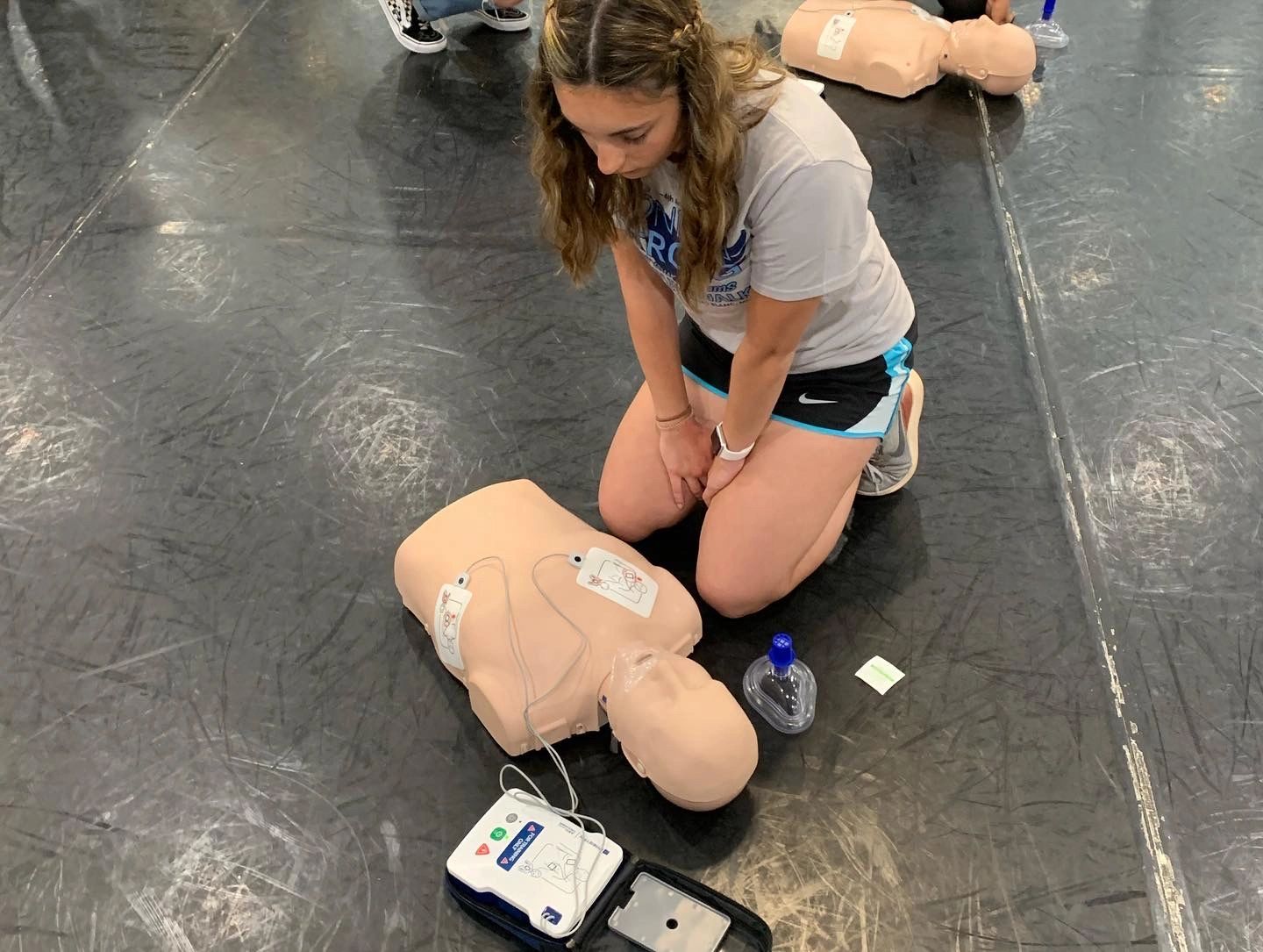 AED defibrillator training
