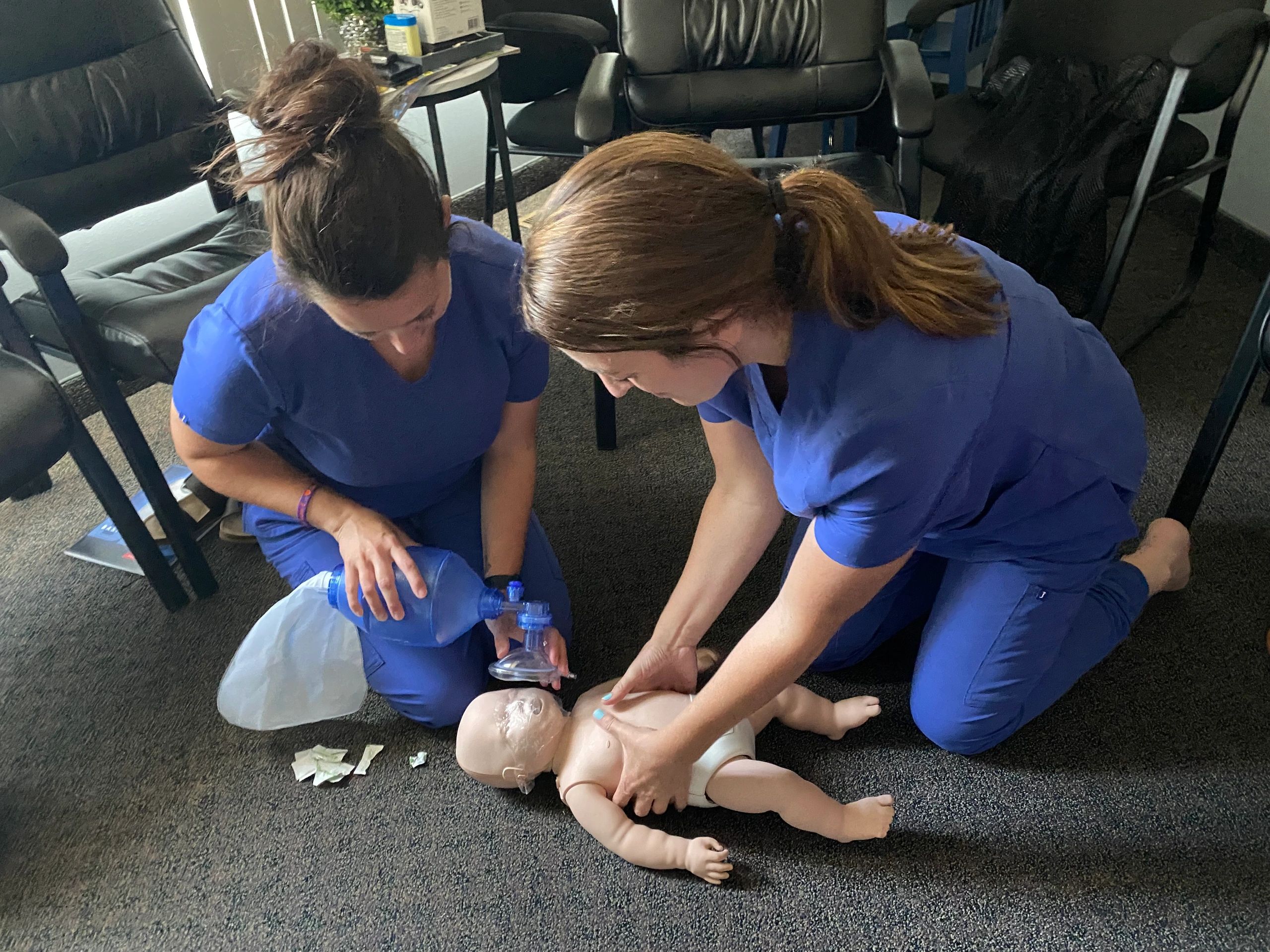 Emergency medical training healthcare professionals